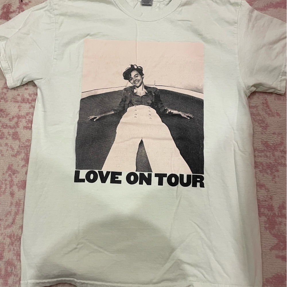 Original Love on Tour 2021 Harry Styles Green T-Shirt